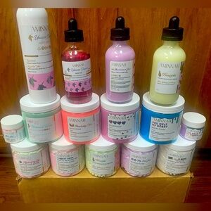Body Butters and Body Scrubs with Body oils